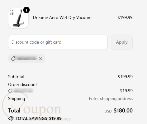 Dreame Vacuum Mop Coupon Code