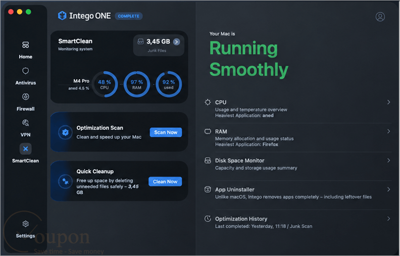 Intego One Screenshot