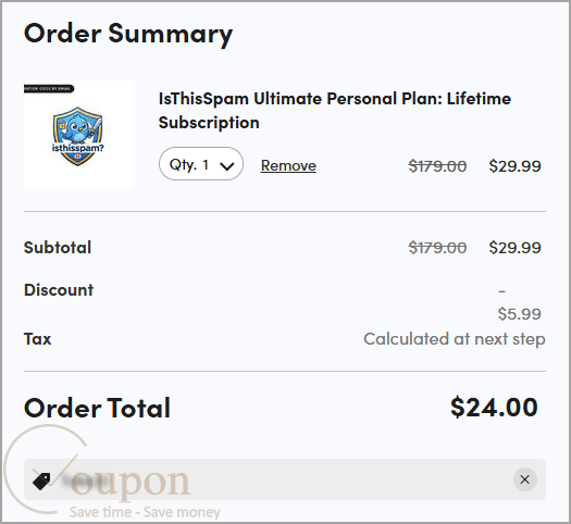 Isthisspam Coupon Code