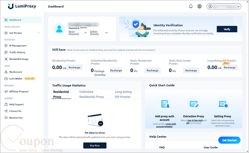 Lumiproxy Screenshot