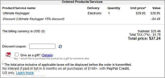 Ultimate Keylogger Coupon Code