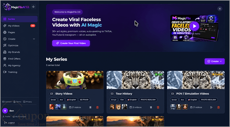 Magicflixai Screenshot