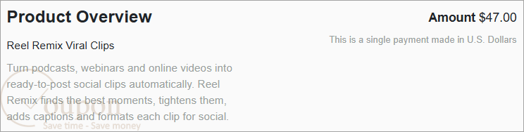 Reel Remix Coupon