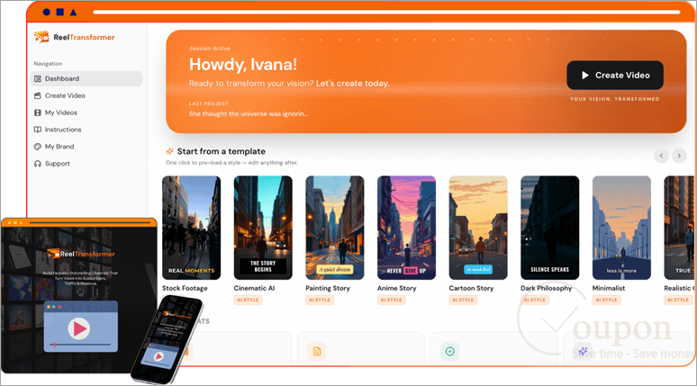 Reeltransformer Dashboard