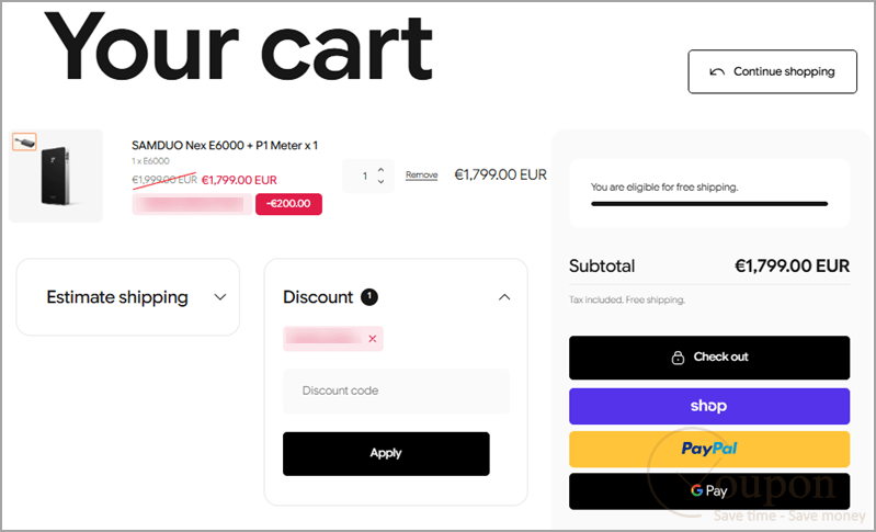 Samduo Coupon Code