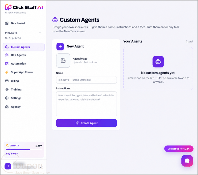 Click Staff Ai Screenshot