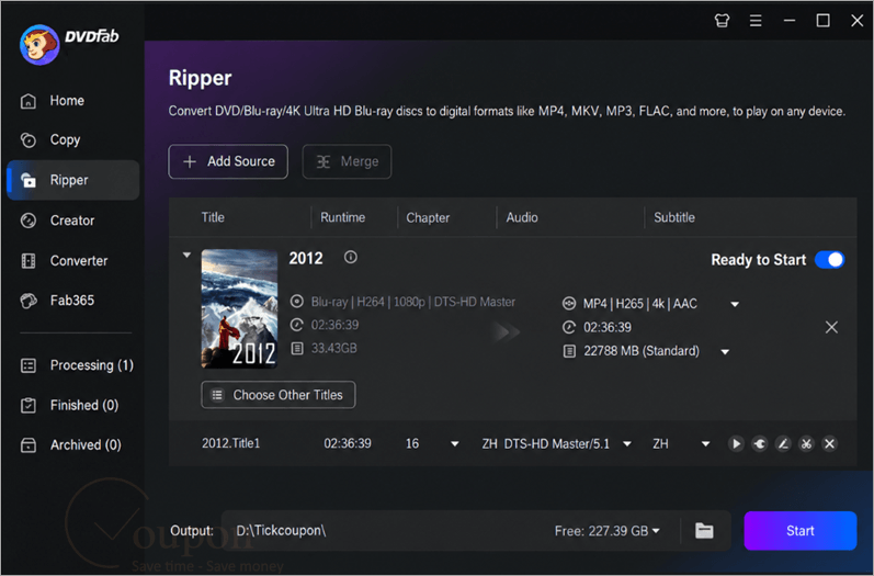 Dvdfab Ai Upscaler Screenshot