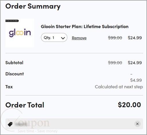 Glooin Coupon Code
