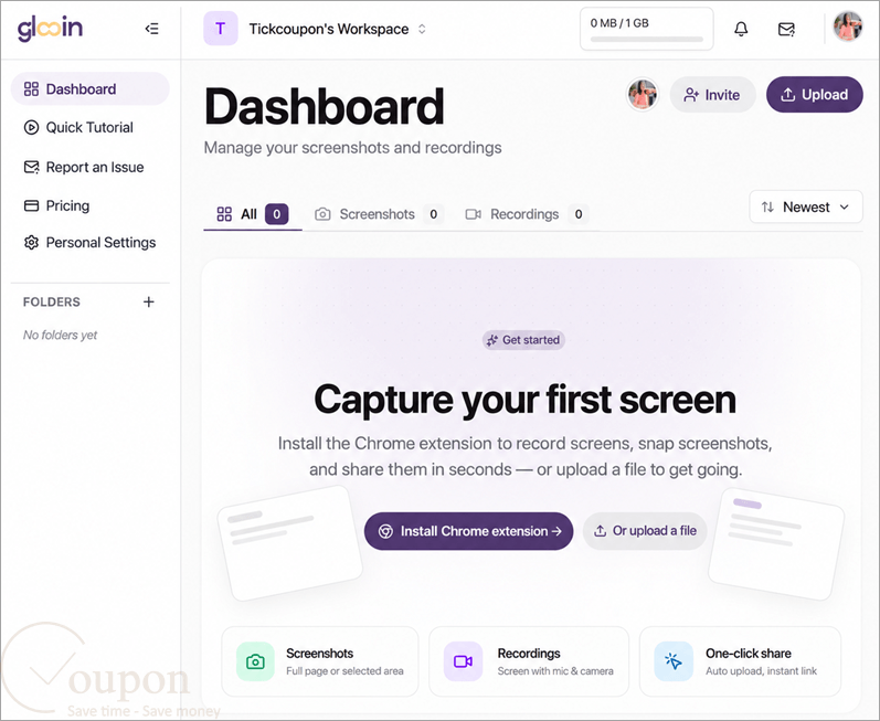 Glooin Dashboard New