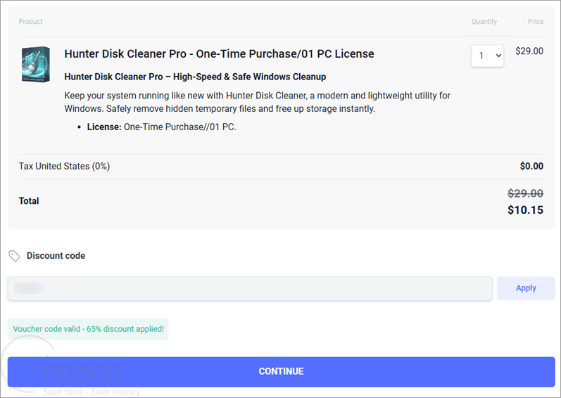 Hunter Disk Cleaner Coupon Code