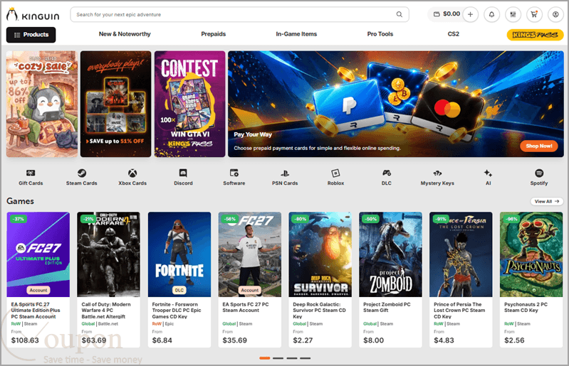 Kinguin Screenshot