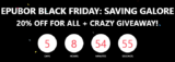 Epubor Black Friday Super Giveaways and Discounts