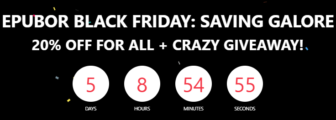 Epubor Black Friday Super Giveaways and Discounts