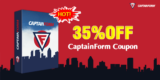 35% Off CaptainForm Coupon Code for all packages