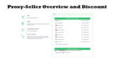 Proxy-Seller Overview and Discount Code