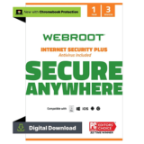 53% Off Webroot Secureanywhere Internet Security Plus – 1 Year / 3 Devices